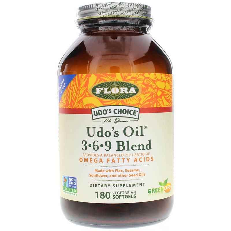 Udo s Oil 3 6 9 Blend Softgels Flora